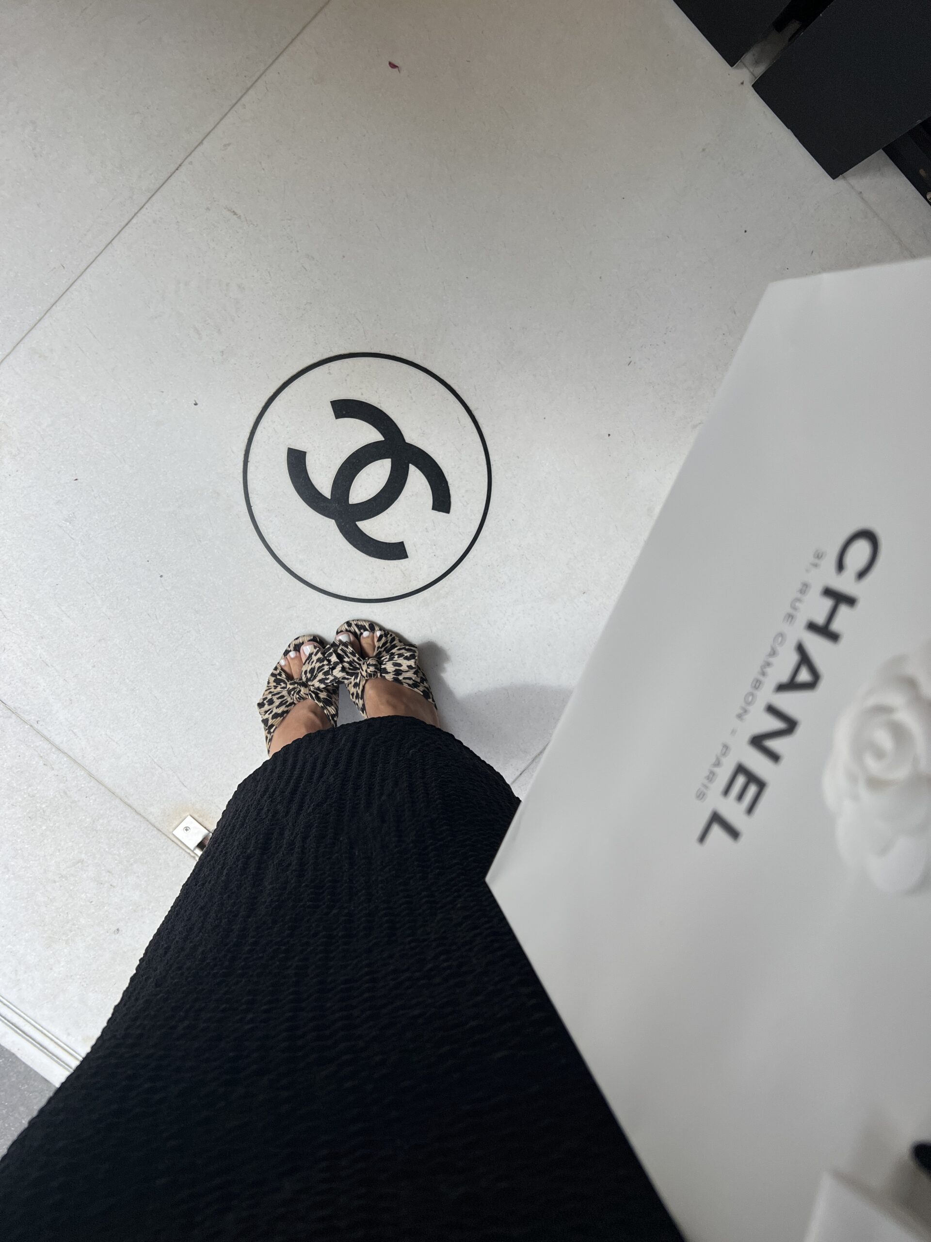 chanel store shopping bags
